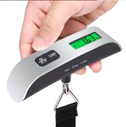 10g/50kg Luggage Scale Electronic Digital Portable Suitcase Travel Scale Weighs Baggage Bag Hanging Scales Balance Weight LCD