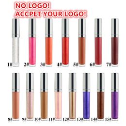 No Brand!Clear shiny lip gloss Customised oily lipgloss accept your logo Waterproof long Lasting liquid lipstick