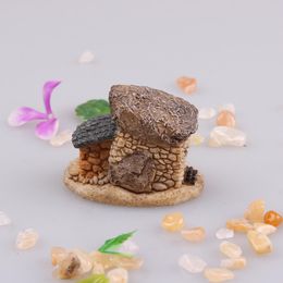 Wholesale- Doll House Micro MiniatureDollhouse House Fairy Garden Cottage Landscape DIY Design Crafts 4 Types
