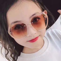 2020 new children's polygo Sunglasses Fashion boys Girls candy Colour personality glasses Kids adumbral glasses Beach accessories C6432