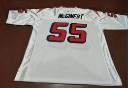 Custom Men Custom #55 Willie McGinest Game Worn RETRO College Jersey 1990 With Team Size S-4XL or custom any name or number jersey