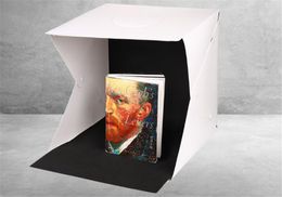 20 cm Mini-Fotostudio-Box, Fotografie-Hintergrund, integriertes Licht, Fotobox, kleine Gegenstände, Fotografie-Box, verfügt über 1 einreihiges Licht