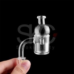 3mm thickness quartz banger nail domeless with glass carb cap&quartz insert 10mm 14mm 18mm nail for glass bongs dab rigs pipes