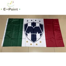 Mexico Liga Monterrey FC 3*5ft (90cm*150cm) Polyester flag Banner decoration flying home & garden flag Festive gifts