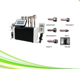 6 in 1 spa tripolar radio frequency rf face lifting diode lipo laser slim ultrasound cavitation machine