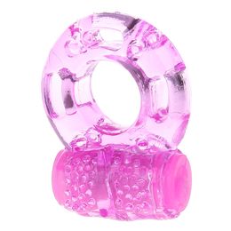 Wholesale Butterfly Silicone Cock Ring Jelly Vibrating Sex Penis Ring Delay Premature Ejaculation Lock Vibrator Sex Toys for Men