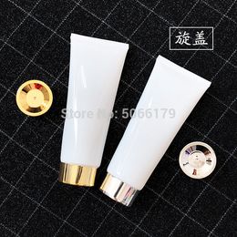 200ml/g Empty Cosmetic Hose Soft Tube, Makeup Beauty Facial Cleanser Cream Squeeze Soft Tube,Shampoo/Body Wash Refillable Bottle