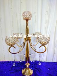 New style Crystal indian chandelier centerpieces for weddings chandelier acrylic centerpieces decor01035