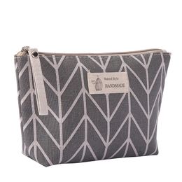 Canvas Wash Bags Makeup Cosmetic Bag for Travel Waterproof Print Storage Pouch Multifunction Women Storage Bags HHA1092