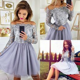 Short Dresses Long Sleeves For Teens Oferta Online | DHgate.com