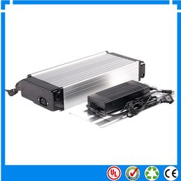 EU US No tax 48V 12.5AH electric bike battery lithium battery power rear rack battery Aluminium housing with BMS and charger