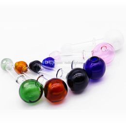 Colourful Pyrex Glass Oil Burner Pipe Clear Great Nail