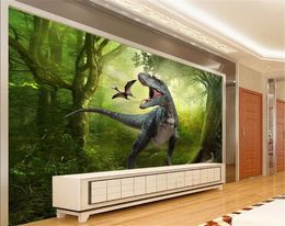 Wallpaper Mural Fantasy Forest Ferocious Dinosaur HD Superior Interior Decorations Wall paper