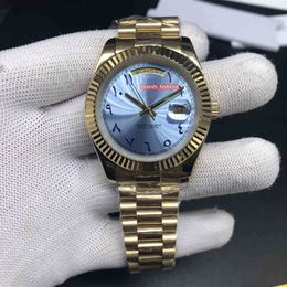 Steel Business relógio de ouro relógio inoxidável Árabe Digital Escala Automática Relógios Mecânicos Sports Watch de Belas Homens
