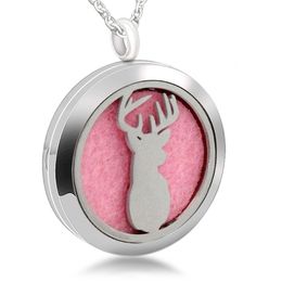 316L Stainless Steel Hollow Charm Animal Accessories Aromatherapy Essential Oil Diffuser Pendant