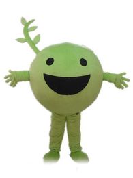 2019 High quality yellow / green colour adult bean mascot costume for adult to wear for sale