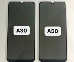 1000PCS Full Cover Privacy Tempered Glass Anti-Spy Screen Protector for Samsung Galaxy A10 A20 A30 A40 A50 A60 A70 A80 A90 free DHL