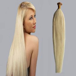 I tip hair extensions 1g/s 100g Fusion I Tip Hair Extensions 14" 18" 22" Remy Keratin European Human Hair On Capsule