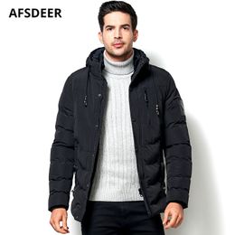 2018 Fashion Mens Winter Jacket and Coat Thick Fleece Warm Windproof Outerwear Casual Hooded Cotton Padded Men Parka Clothes 5XL