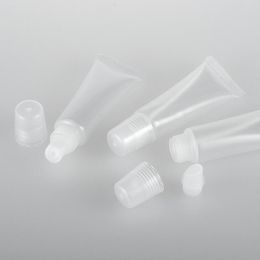 8ml 10ml 15ml Empty Lipstick Tube Lip Balm Soft Tube Makeup Squeeze Clear Lip Gloss Container LX1992