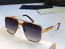 Luxus Marke Design Männer Sonnenbrille Top Qualität Quadratische Mann Metall Shades Sommer Stil Frauen Designer Sonnenbrille Quadratische Vintage Retro sonnenbrille DAWN