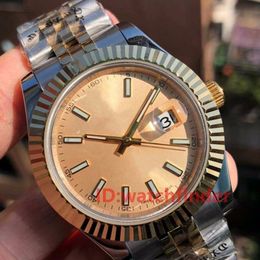 Hot Sales18K Gold Luxury Mens Woman Automatic President Movement Watch Folding Clasp Designer Watches Diamond Iced Out Wristwatches