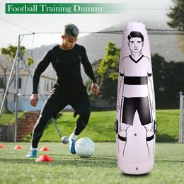 1.75m Adult Children Inflatable Football Training Goal Keeper Tumbler Air Soccer Train Dummy penalty equipment top quality 40P