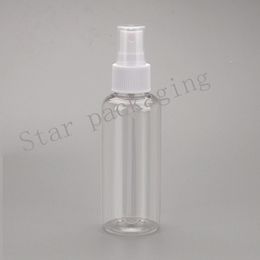 120ml clear Colour spray pump travel PET bottle for cosmetic packaging,4 oz plastic empty bottles for liquid medicine 40pc/lot