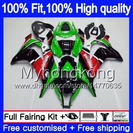 Injection For KAWASAKI ZX1000 ZX 10 R 2011 2012 2013 2014 2015 218MY.25 ZX 10R 1000CC ZX-10R ZX10R 11 12 13 14 15 OEM Green Gloss Fairings