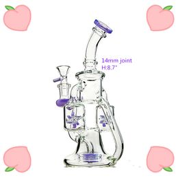 beaker Glass Water Pipes hookahs Bong Thick Oil Rigs Matrix Perc Dab Rig with windmills perc Pipe Bongs Wax