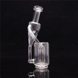 Clear Glass Bong Accessory Smoking Pipe Accessory Recycler Dab Rig Accessory 8 inch height Hookahs Accessories Global delivery
