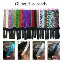 Glitter Headbands Fashion Sparkle Head Band Sparkly Sports Team Cheer Pack Lot