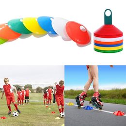 50pcs/1 lot Plastic Sport Soccer Training Agility Cones Football Marker Disc Cone