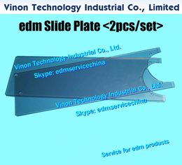 (2pcs/set) AQ560 edm Slide Plate SM-1 570Lx165Wx6Tmm 3034881 for Sodic AQ560L wire-cut edm machine Packing Plate use good acrylic material
