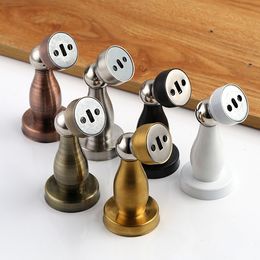 Stainless Steel Door Catches Strong Magnetic Door Stopper Holder Livingroom Bedroom Bathroom Mute Door Stopper Building Hardware