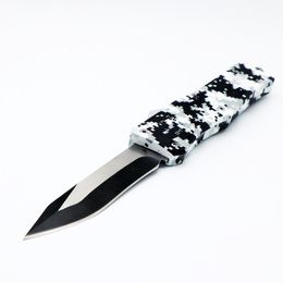 A161 camo black white 10 models double action tactical self Defence folding double edc action knife auto pocket knife auto knives Admi