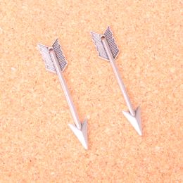 32pcs Charms double sided arrow 63mm Antique Making pendant fit,Vintage Tibetan Silver,DIY Handmade Jewellery