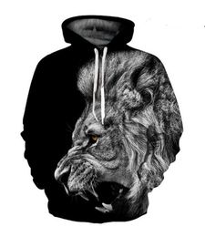 Mens Designer Hoodies for Women Men Couples Sweatshirt Lovers 3D Tiger Hoodies Coats Hooded Pullovers Tees Clothing RR089