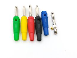 4mm male banana plug UK - 100pcs high quality 4mm Banana Plug Male Connector for Speaker Audio
