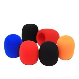 Microphone Foam Ball-Type Microphone Cover for Karaoke Mic Microphone Cap Windscreen Protective Grill Shield