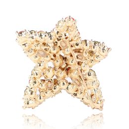 Wholesale-e Euro-American Fashionable Clothing Creative Christmas Five-Star Decorative Brooch