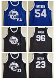 XL L 2XL Above The Rim #23 Motaw Shoot Out Black Basketball Jersey S M