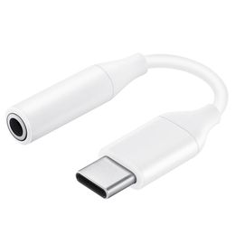Adaptadores USB-C 3.1 Digite o cabo adaptador de tomada de ￡udio de 3,5 mm para Samsung Galaxy Note 10 20 S20 USB C Male Aux feminino