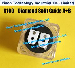 d=0.105mm S100 edm Wire Guide A+B Diamond 3084643, Upper Split Wire Guide AB 0.105mm 0204630 for AQ,A,EPOC,A320D,A325 W-EDM machine