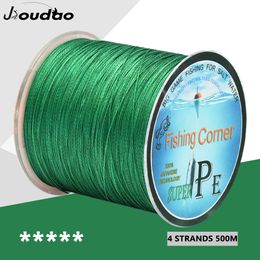 4 Strands 15-85LB PE Braided Fishing Wire 500M Multifilament Super Strong Fishing Line Japan Saltwater Carp Fishing