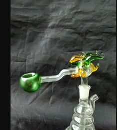Colour faucet pipe glass bongs accessories   , Glass Smoking Pipes Colourful mini multi-colors Hand Pipes Best Spoon glas