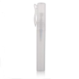 Wholesale 8ml Small Clear Plastic Perfume Pen Refillable Spray Bottles Empty Cosmetic Sample Containers