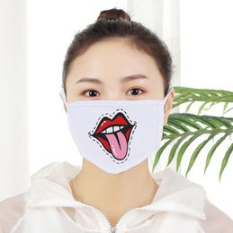 DHL Free Blank Sublimation Double Layers Face Mask Dust Prevention Polyester Adults Kids DIY Gifts Thermal Transfer