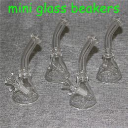hot sell fast items mini glass rig smoking tobacco glass bong water pipes with glass bowl free shipping
