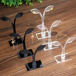 Creative Plastic Ornaments Leaf Earrings Jewellery Storage Rack Necklace Bracelet Display Shelf Jewellery Hanging Home Shelf YQ01932